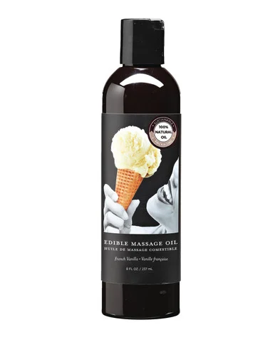 Earthly Body Edible Massage Oil French Vanilla