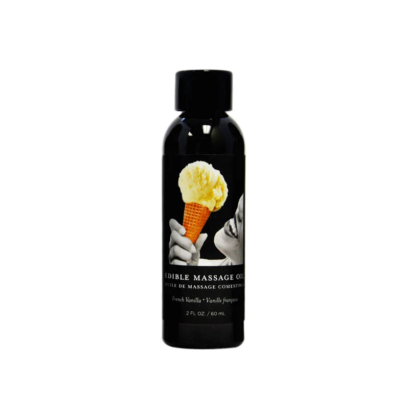 Earthly Body Edible Massage Oil-Vanilla 2oz