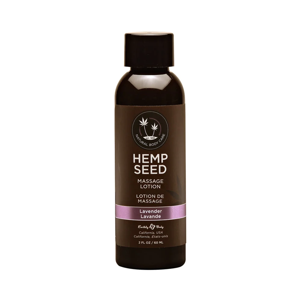 Earthly Body Hemp Seed Massage Lotion - 2 oz