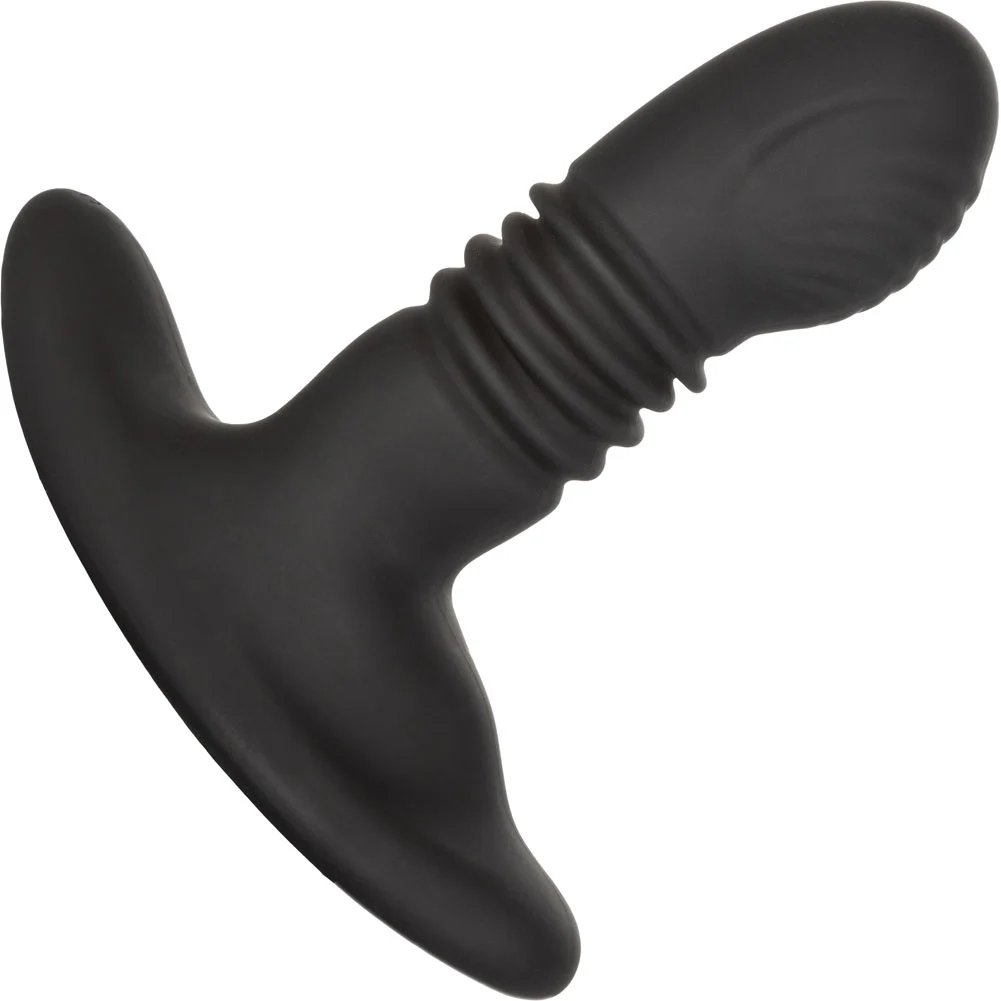 Eclipse Thrusting Rotator Rechargeable Butt Plug, 4.5", Black
