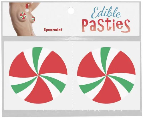 Edible Christmas Candy Swirl Pasties