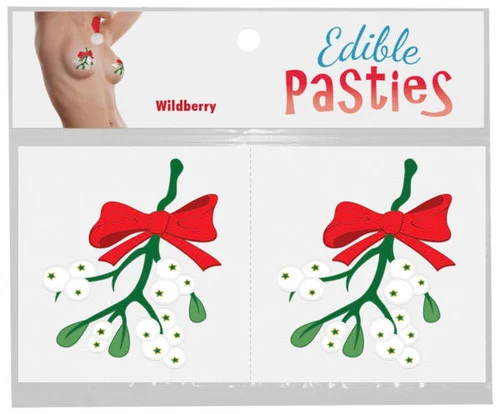 Edible Christmas Mistletoe Pasties