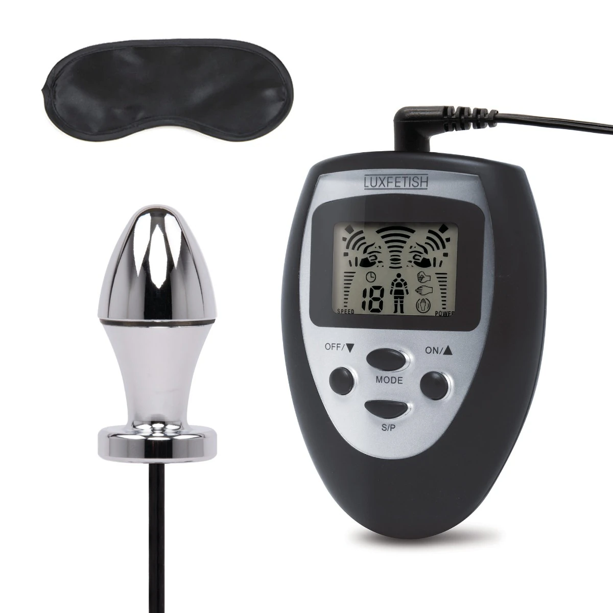 electro-sex shock butt plug with remote control