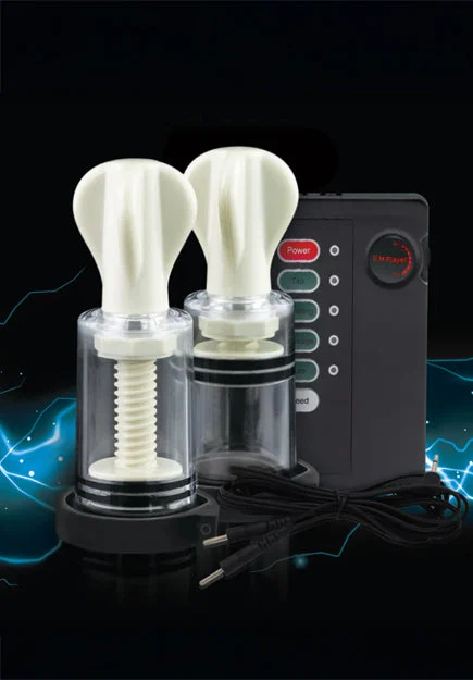 Electro Shock Twist Up Nipple Sucker Kit