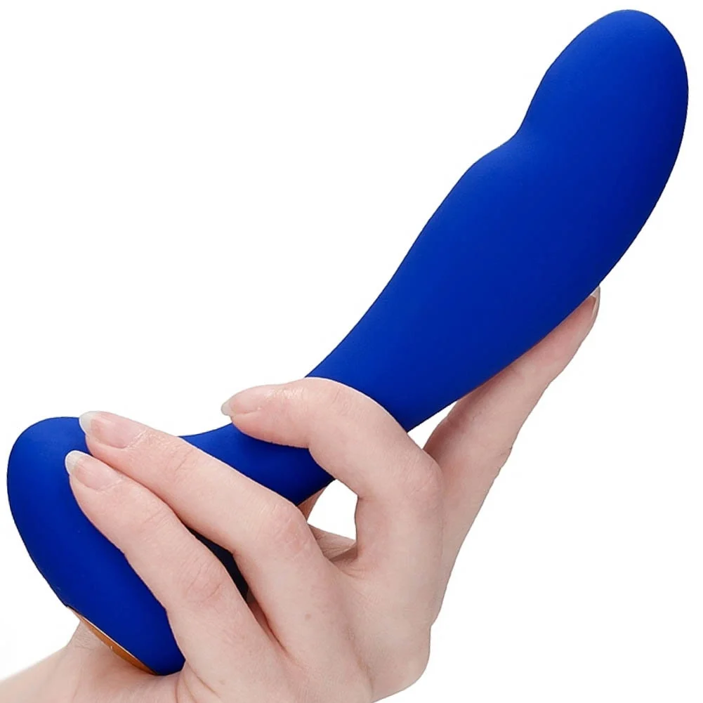 Elegance Finesse G-Spot and Prostate Vibrator, 7", Royal Blue