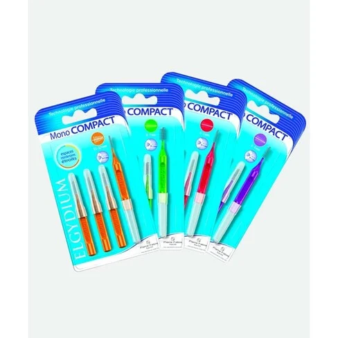 Elgydium Clinic Mono Compact Toothbrush for Interdental Spaces