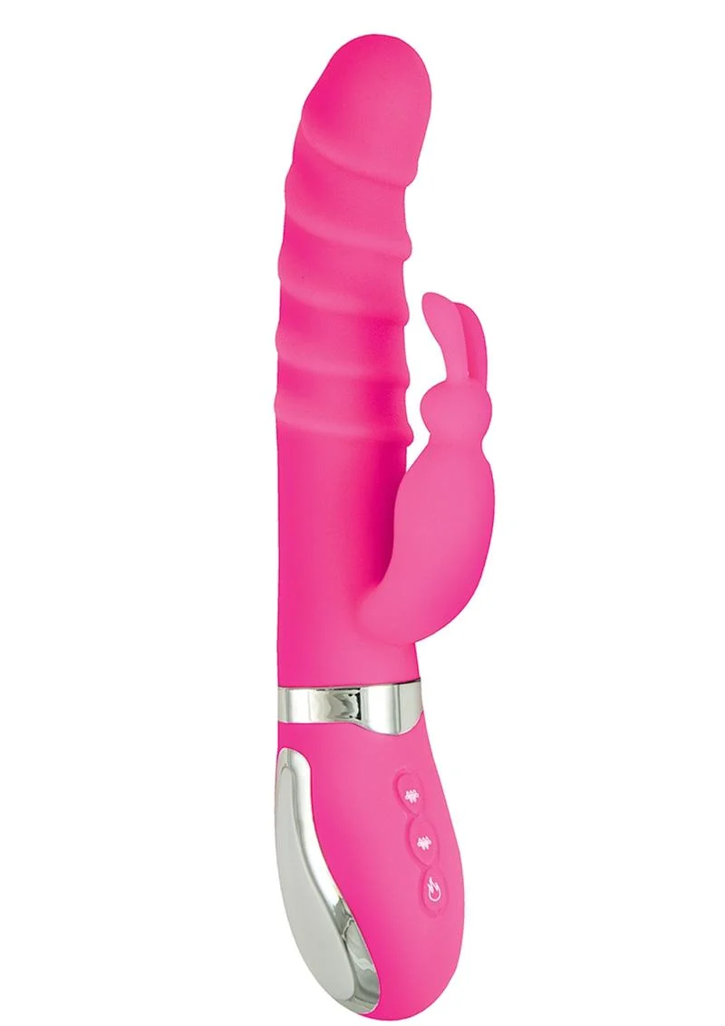 Energize Heat Up Bunny 1 Rechargeable Silicone Warming Vibrator