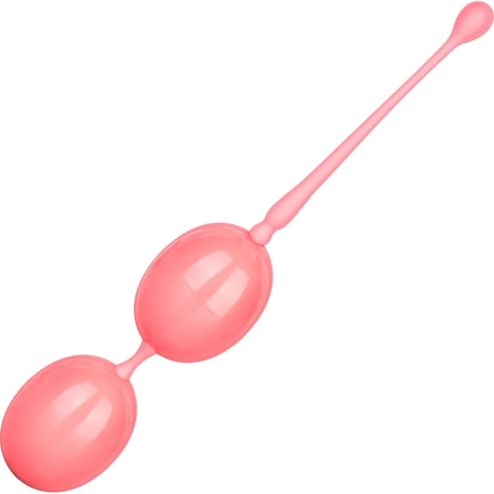 Ergonomic Weighted Kegel Balls for Beginners, 1.75", Coral Pink