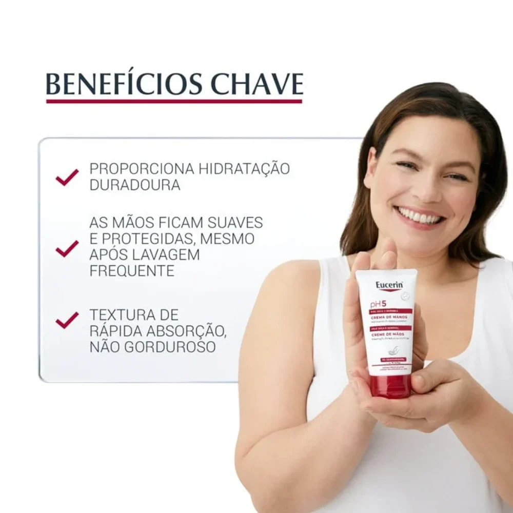 Eucerin pH5 Hand Cream Long-Lasting Moisturization