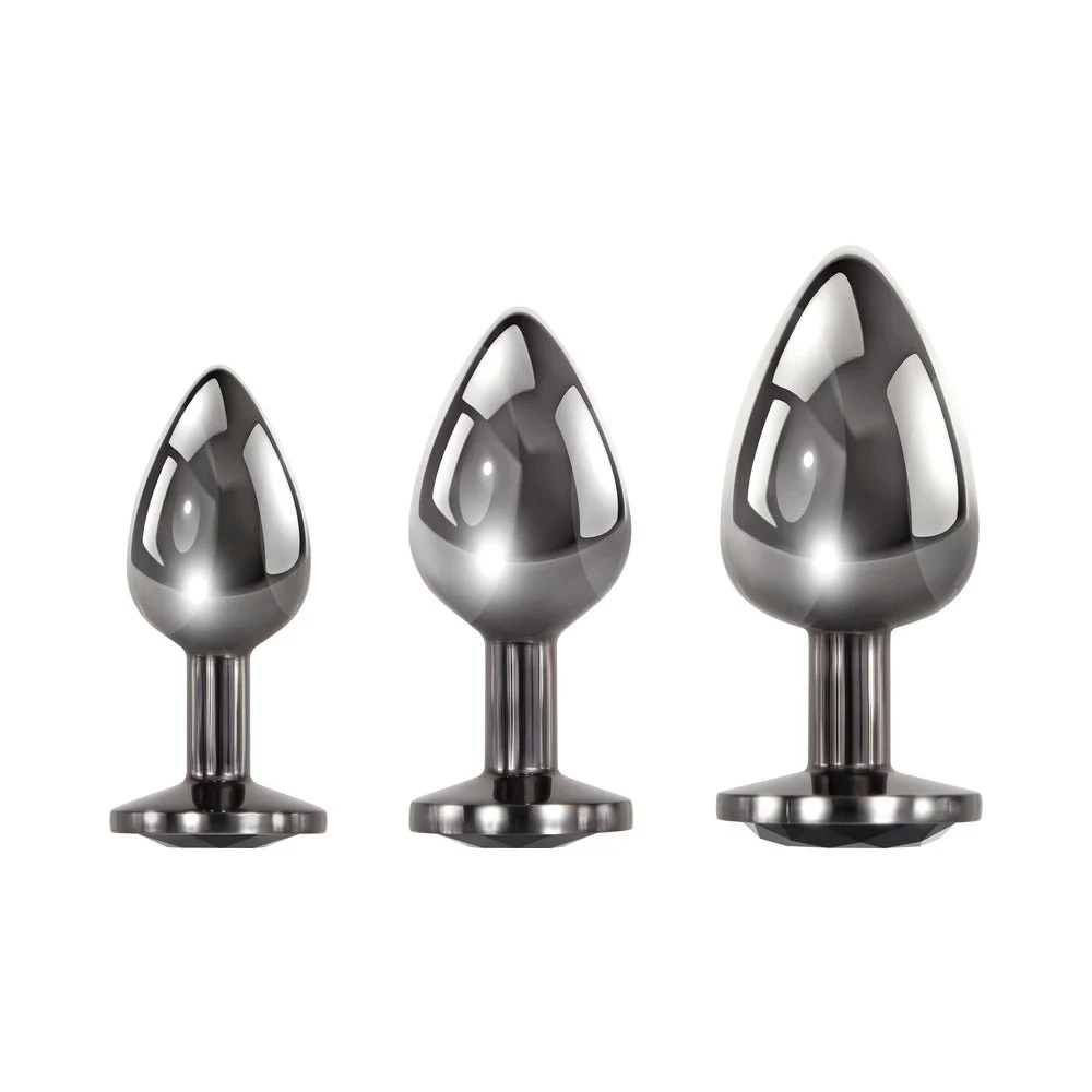 Evolved Black Gem Anal Plug set