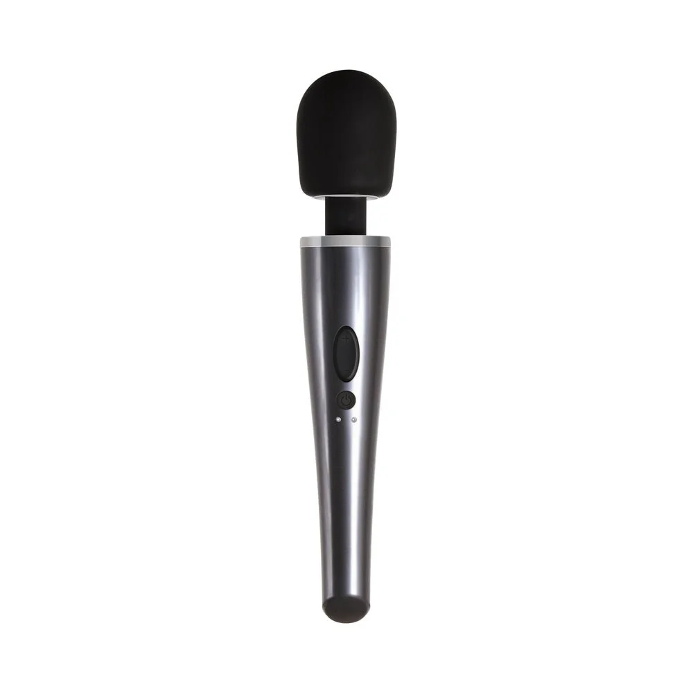 Evolved Mighty Metallic Wand 8 Vibrating Function Usb Rechargeable Cord Included Waterproof