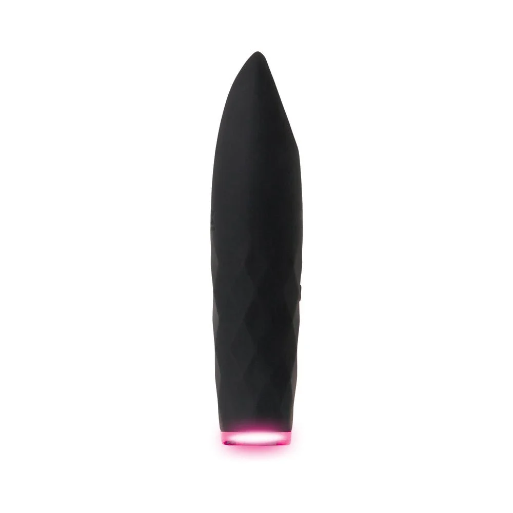 Evolved On The Spot Bullet 7 Function Rechargable Silicone Waterproof Black