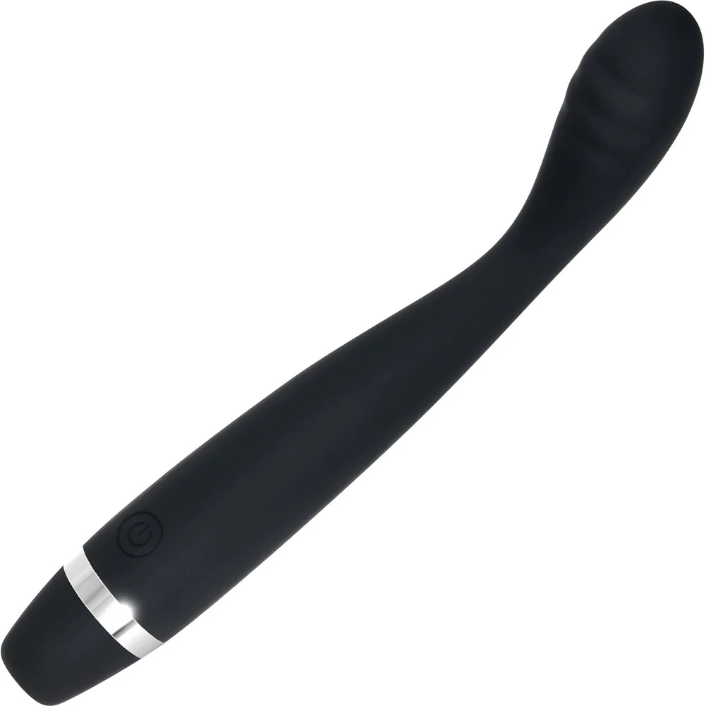 Evolved Skinny G Vibrator, 7", Black