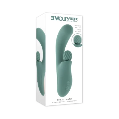 Evolved Spiral Charm G-Spot Clitoral Vibrator