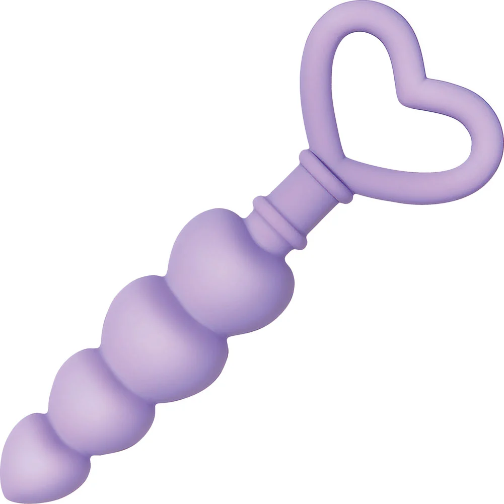 Evolved Sweet Treat Silicone Anal Beads, 6.15", Purple