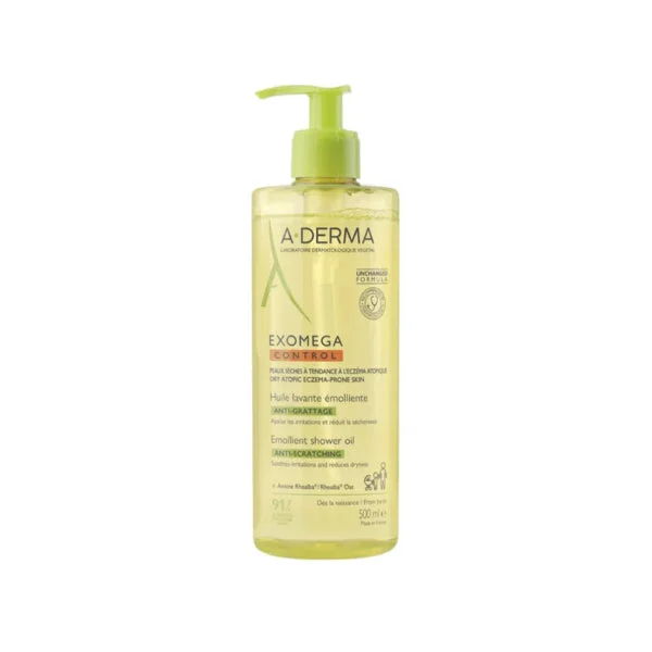 Exomega Control Emollient Shower Oil - Anti-Scratching 500ML