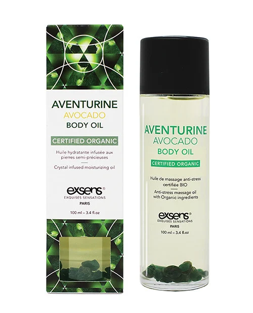 Exsens Paris Aventurine Avocado Organic Body Oil