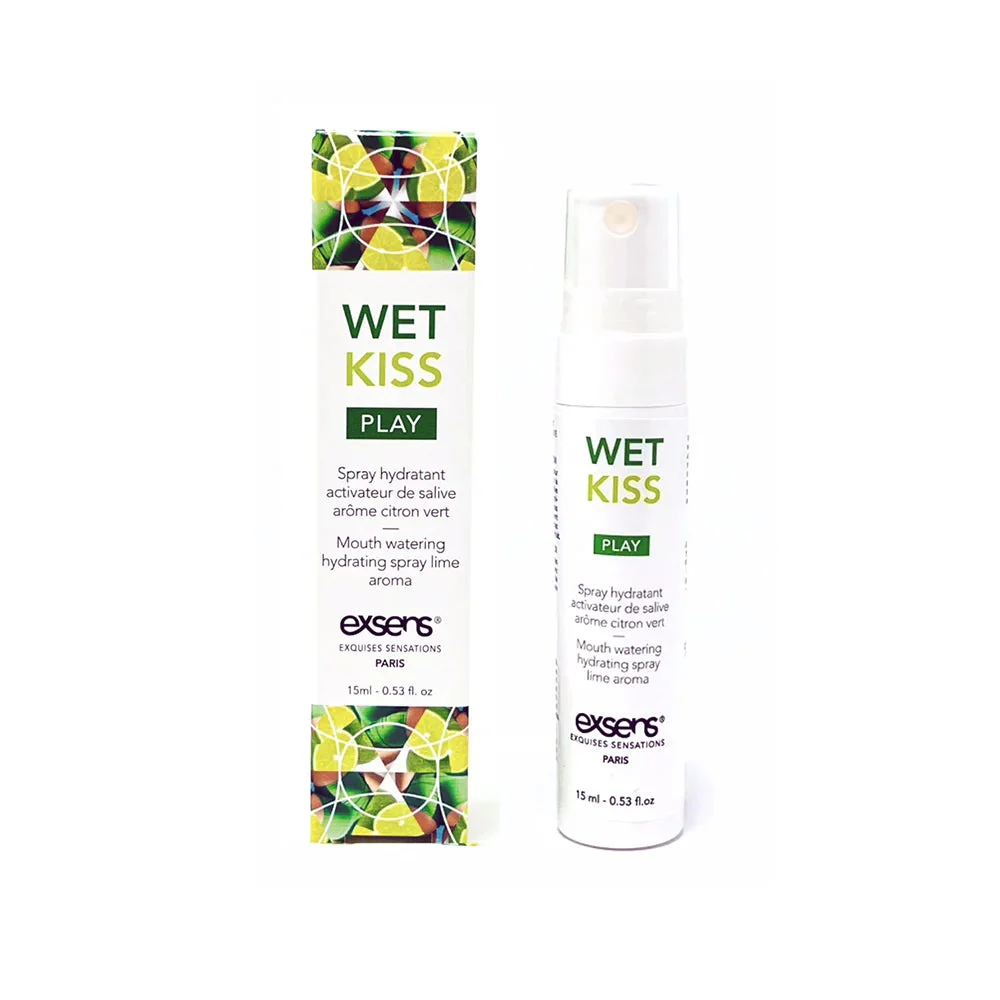 Exsens Wet Kiss Lime Flavored Moisturizing Saliva Spray