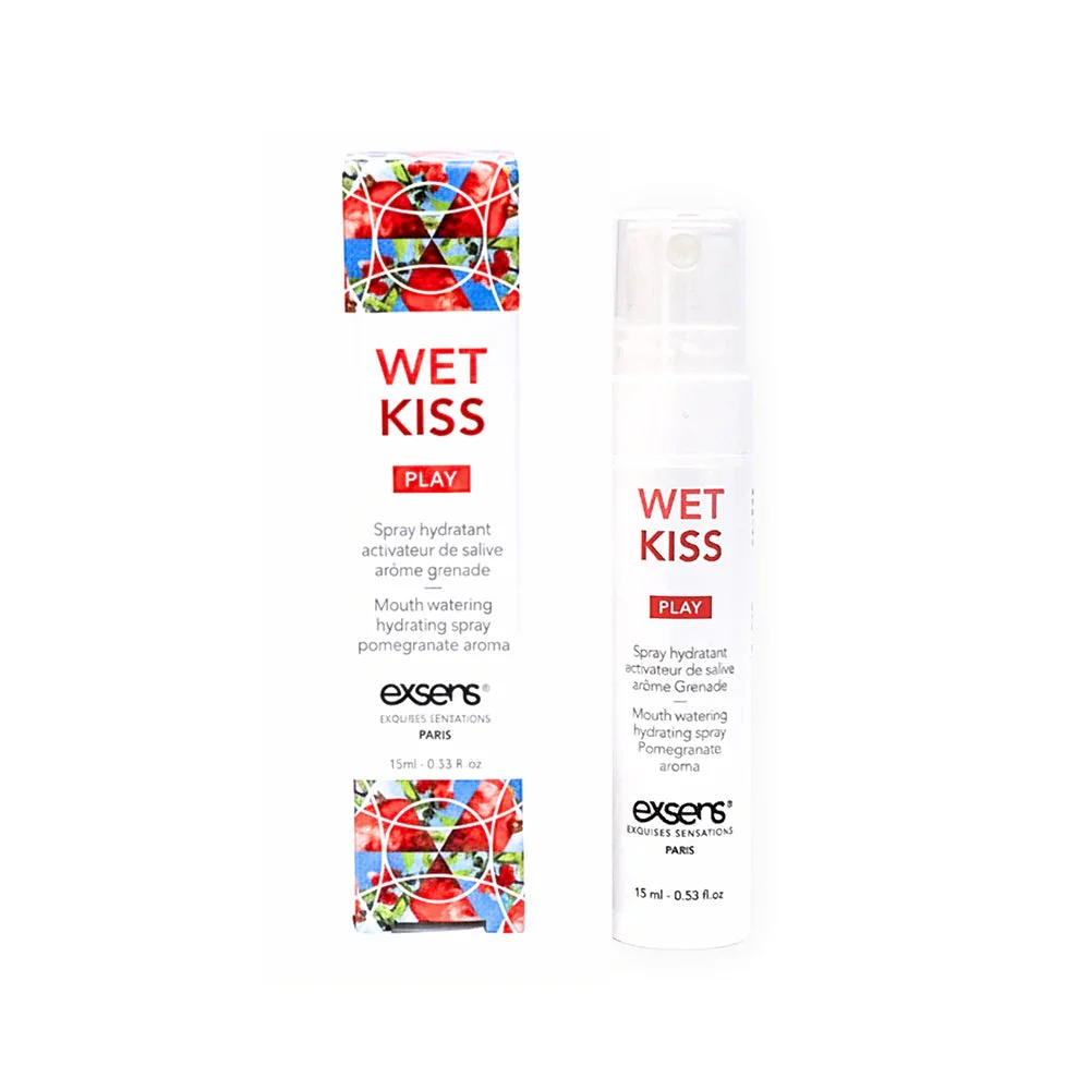 Exsens Wet Kiss Pomegranate Flavored Moisturizing Saliva Spray