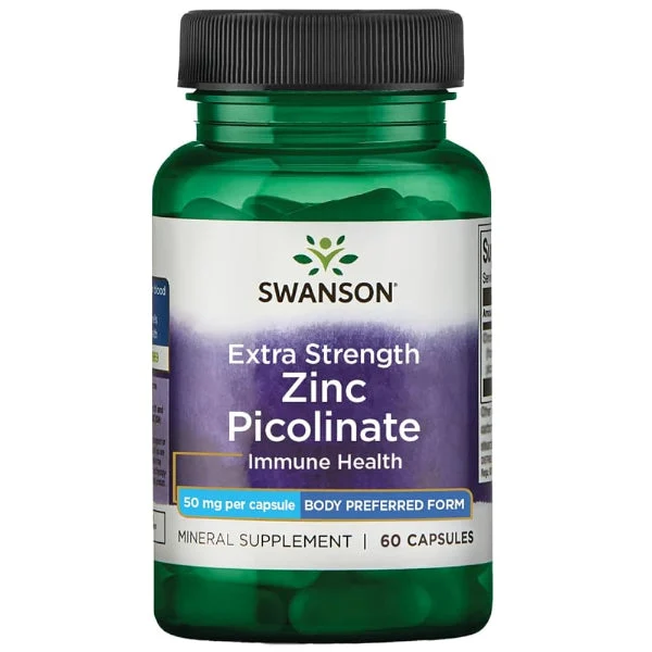 Extra Strength Zinc Picolinate 50 mg 60 Caps