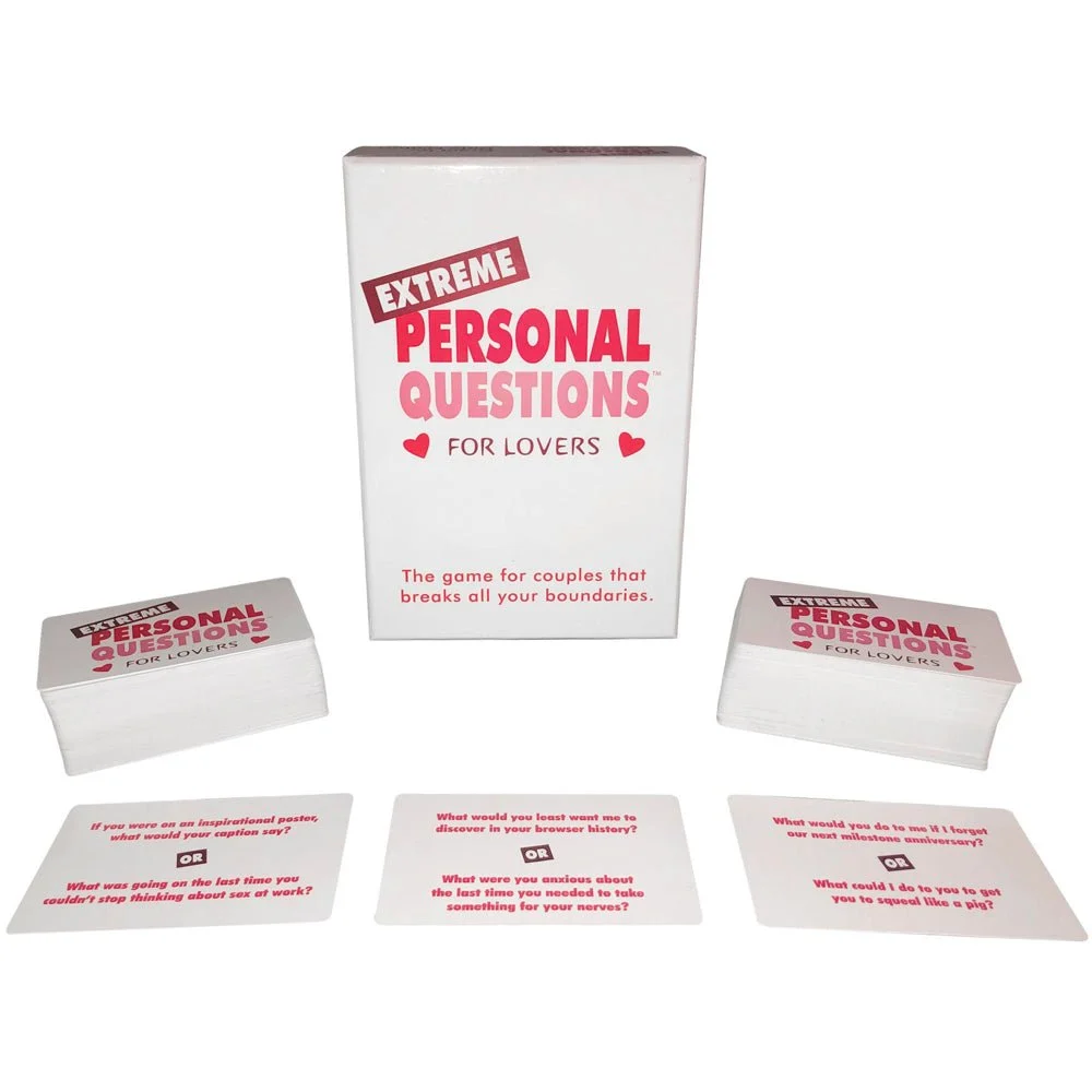 Extreme Personal Questions For Lovers Card Game