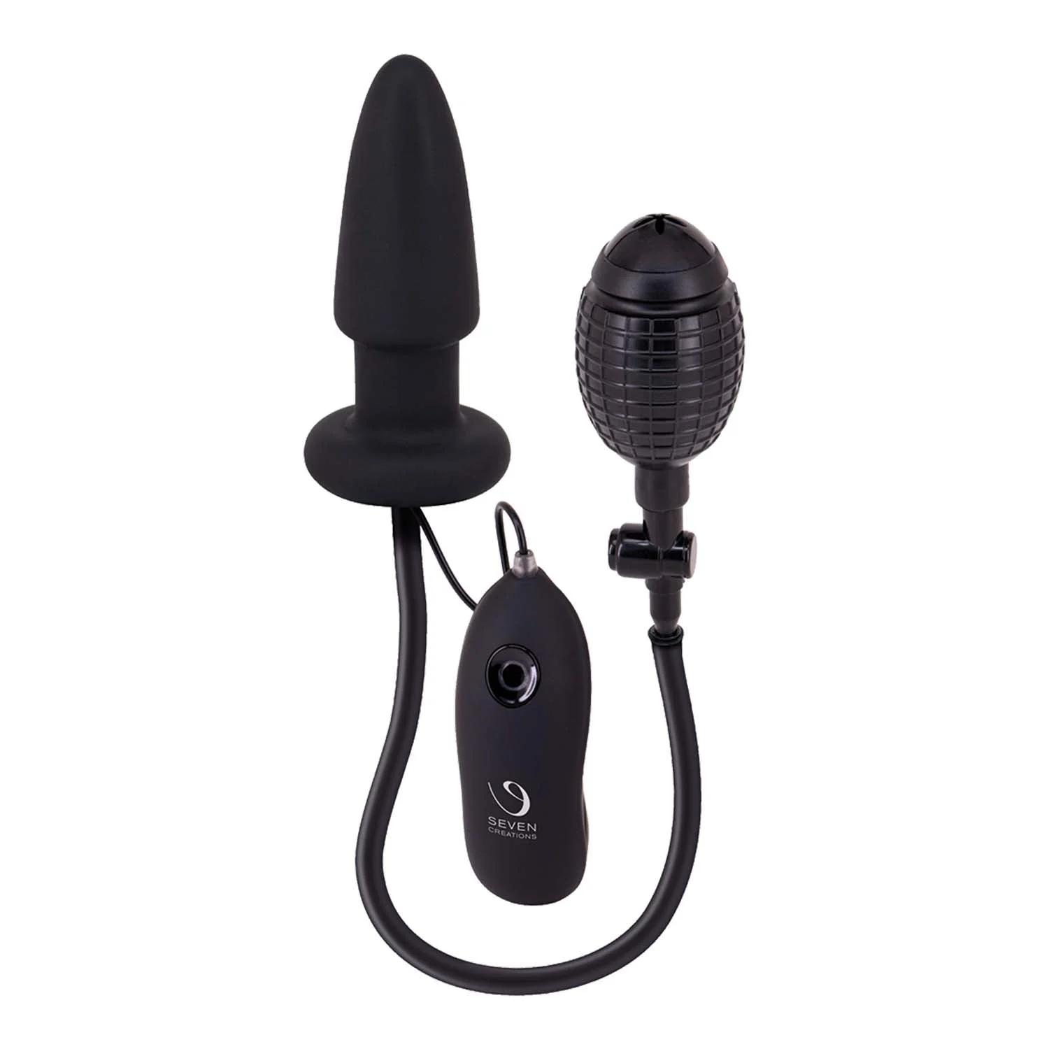 Fanny Hills Silicone Butt Plug Black