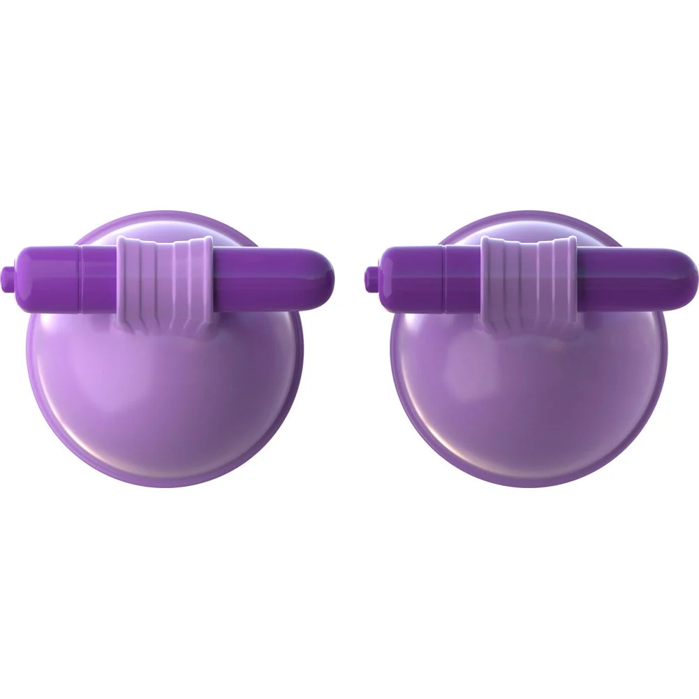 Fantasy For Her Vibrating Breast Suck-Hers, 3", Purple
