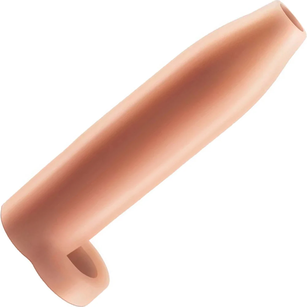 Fantasy X-tensions Real Feel Enhancer with Ball Strap, 7", Vanilla