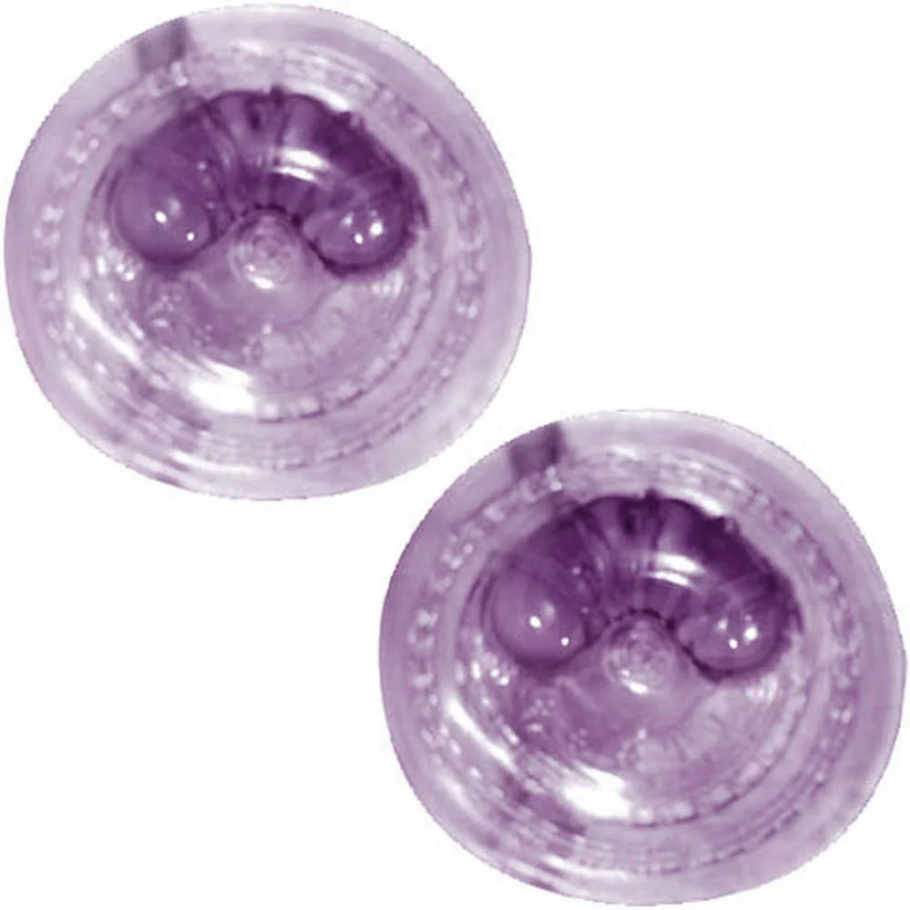 Femme Vibrating Silicone Breast Stimulators, 2.5", Lavender