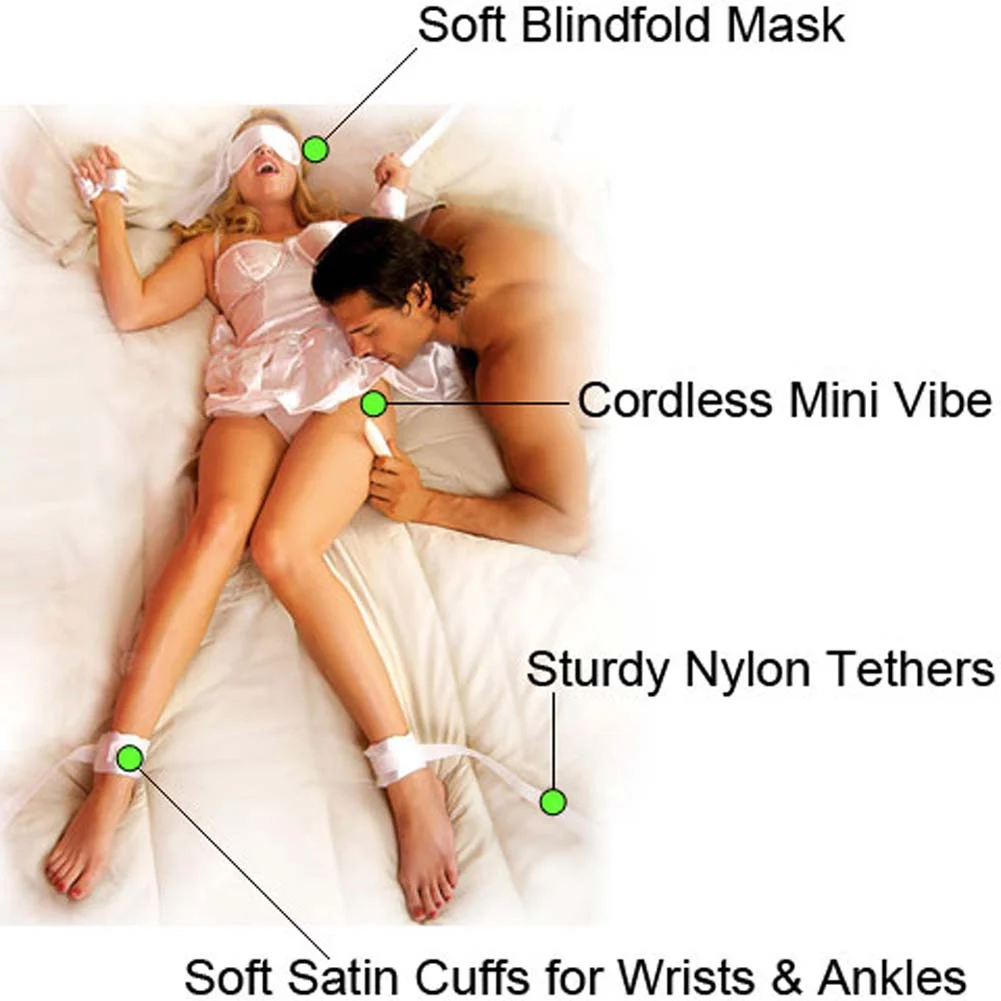 Fetish Fantasy Series Honeymoon Bondage Kit, White