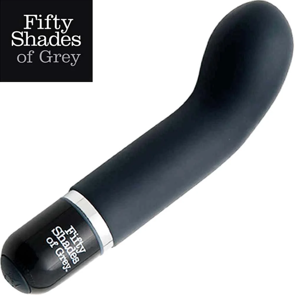 Fifty Shades of Grey Insatiable Desire Mini G-Spot Vibrator, 5.5", Black