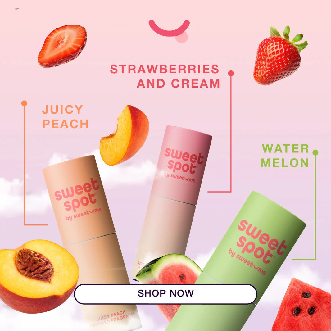 Flavored Solid Fragrance Bundle - Strawberries & Cream, Juicy Peach, and Watermelon