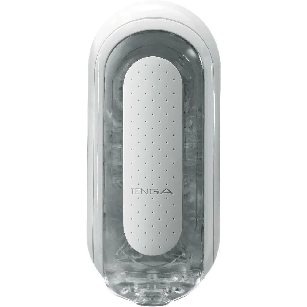 FLIP ZERO Pivot Personal Masturbator by Tenga, 6.25", White