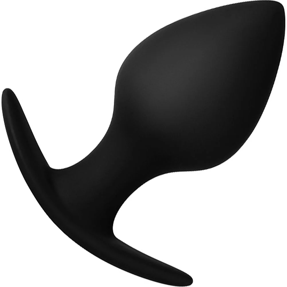 Forto F-60 Spade Anal Plug, 3.5", Black