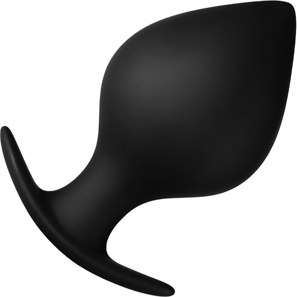 Forto F-60 Spade Anal Plug, 4.3", Black