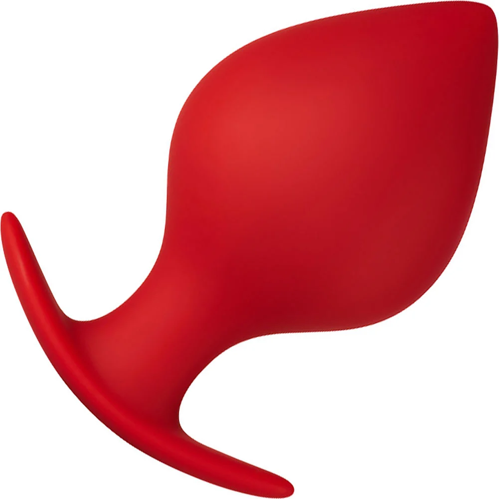 Forto F-63 Rattler Spade Anal Plug, 4.3", Red