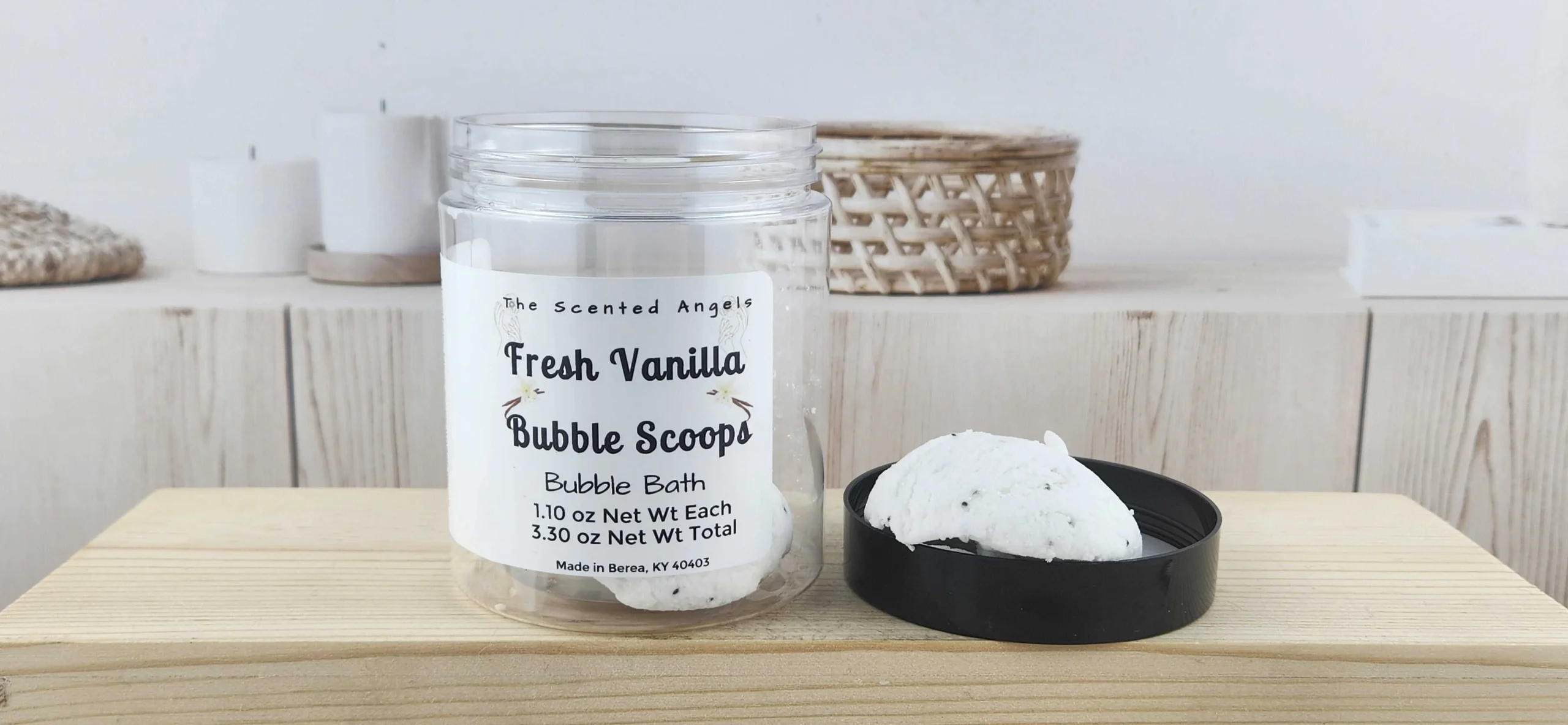 Fresh Vanilla Bubble Bath Scoops