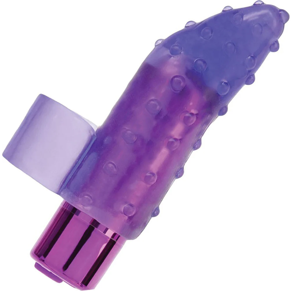 Frisky Finger Rechargeable Vibrator, 3", Purple
