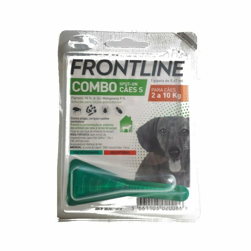 Frontline Combo Spot on Pipettes Dogs 2-10 Kg