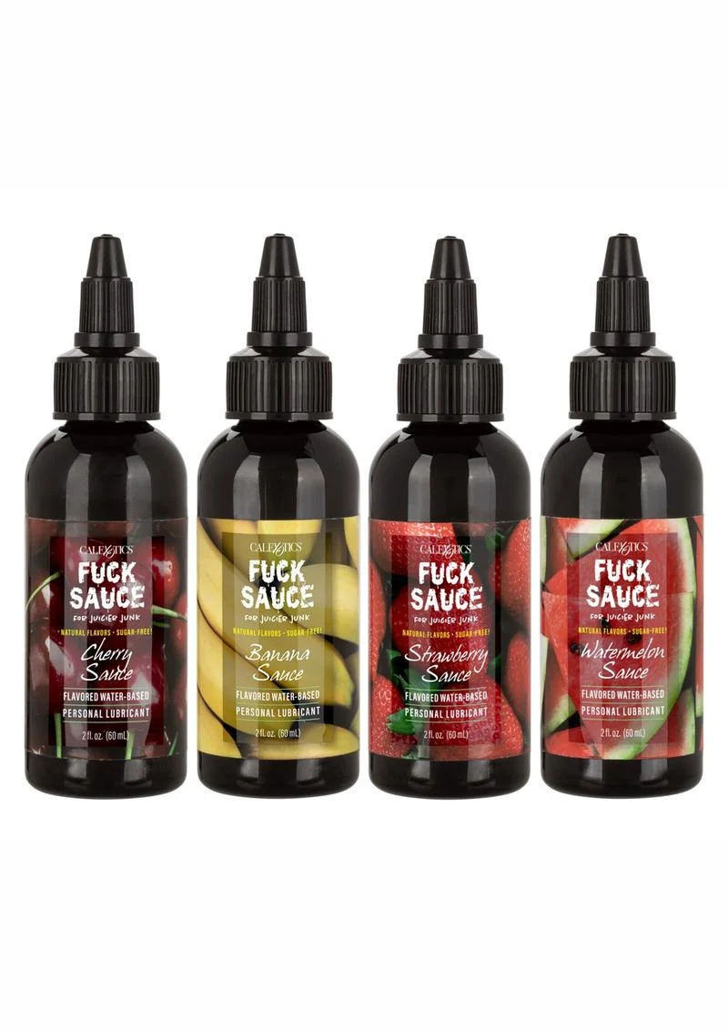 Fuck Sauce Flavored Water Based Personal Lubricant Variety