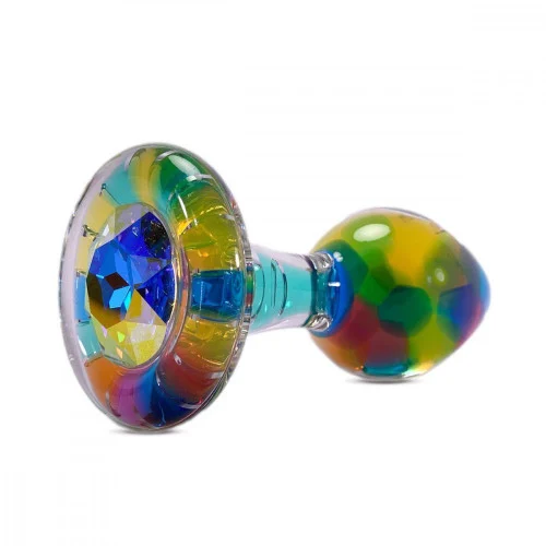 Funfetti Glass Butt Plug by Crystal Delights
