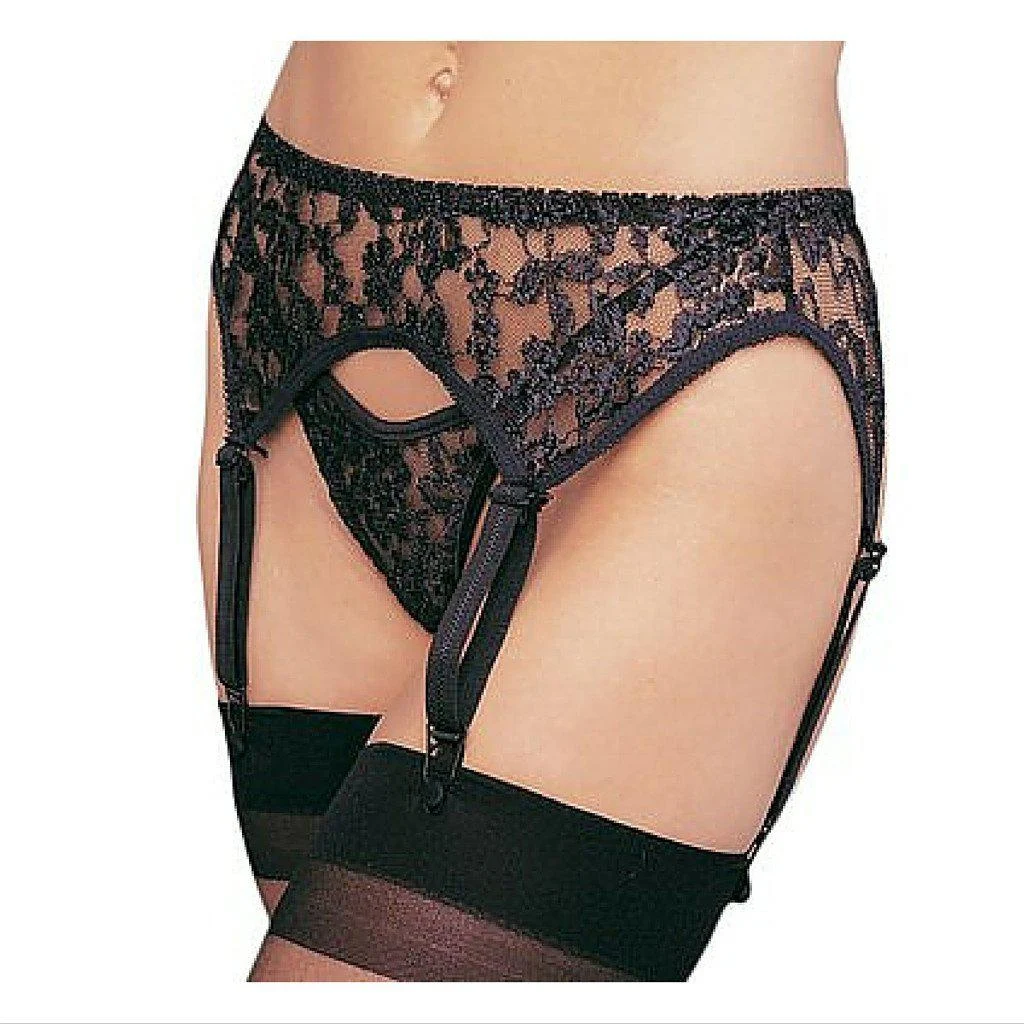 Garter - Lace Garter Belt & Thong