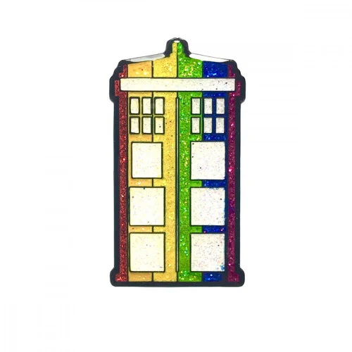 Geeky and Kinky Doctor Who PRIDE Tardis Pin