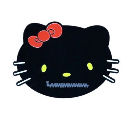 Geeky and Kinky Hello Kitty Zipper Mouth Pin