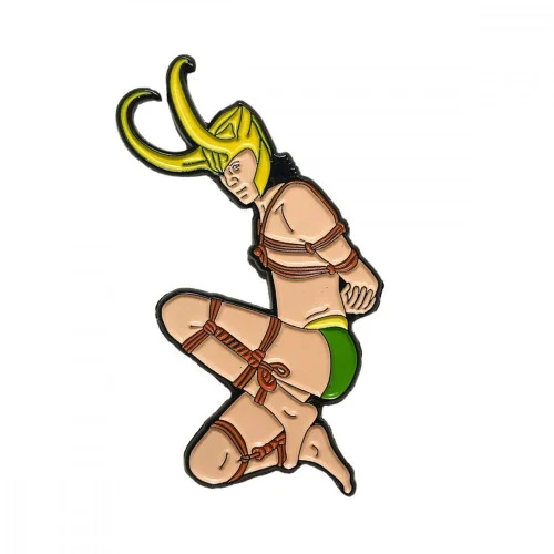 Geeky and Kinky Loki BDSM Pin