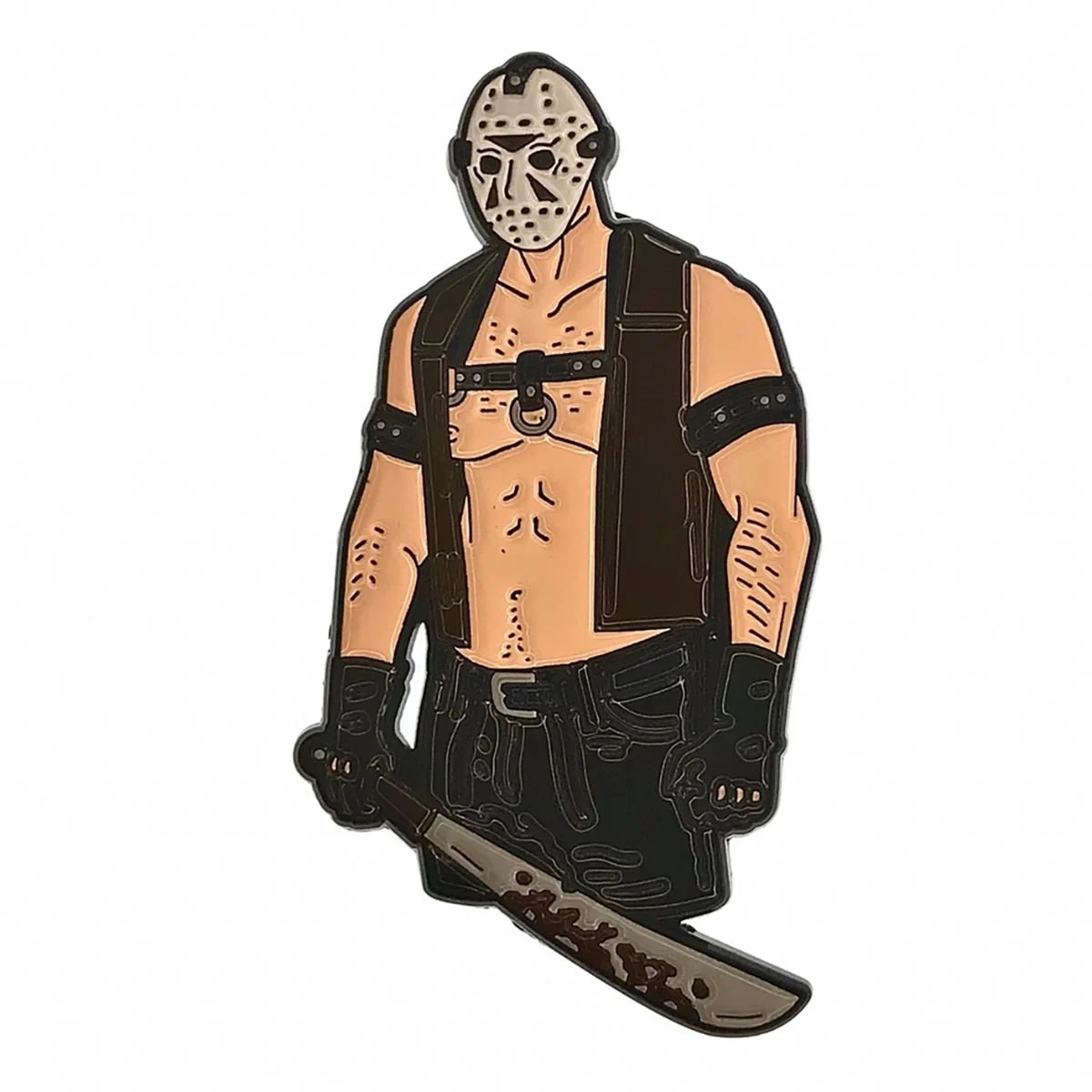 Geeky and Kinky Machete Jason Daddy Pin
