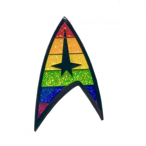 Geeky and Kinky Star Trek PRIDE Pin