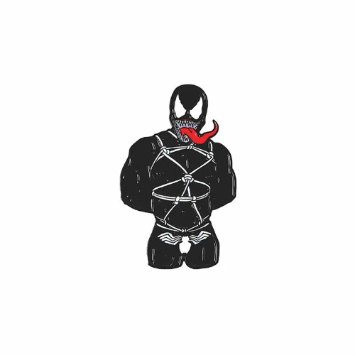 Geeky and Kinky Venom Pin