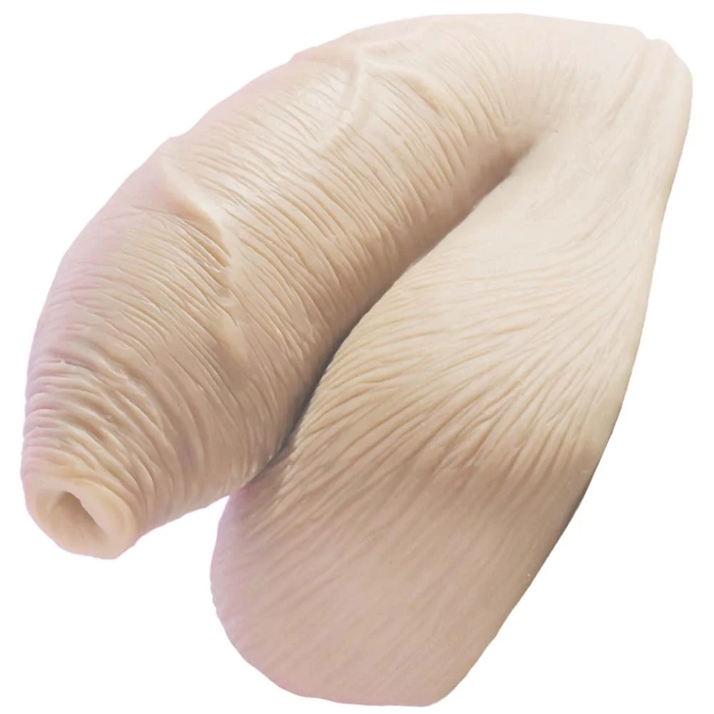 Gender X Reslistic Uncircumcised Packer, 4.5", Vanilla