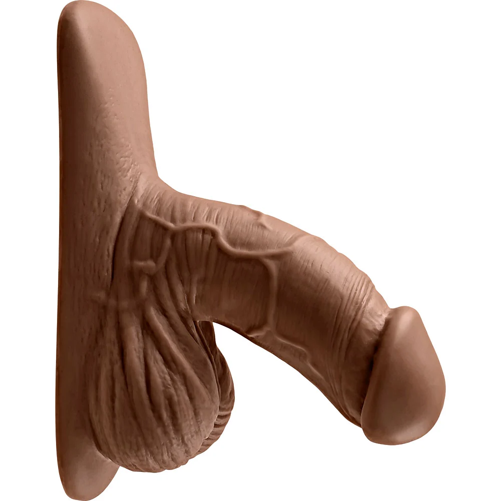 Gender X Silicone Penis Packer, 4", Mocha